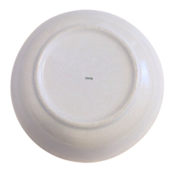 Vintage Hand Painted Ceramic Salad Serving Platter Veggie Relief Japan 11.5" - Picture 8 of 8